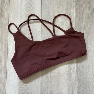 Indah Sports Bra strappy womens Brown (xsmall) activewear workout yoga summer